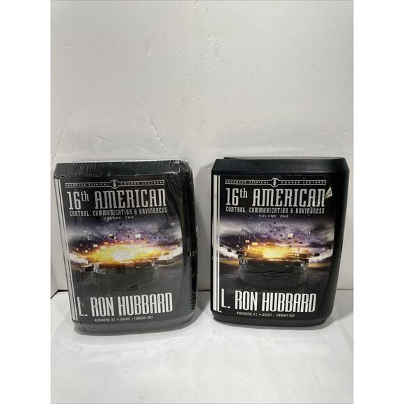 L. Ron Hubbard 16th American Control Communication Havingness 1 open & 2 sealed